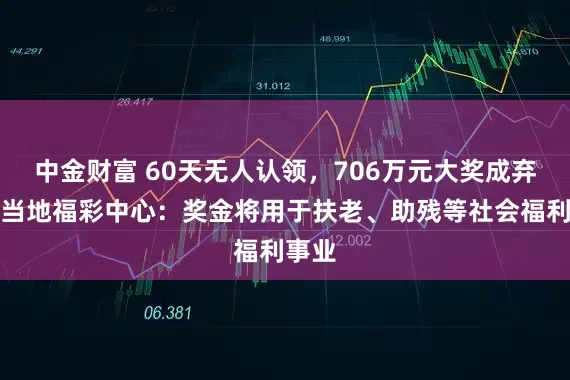 中金财富 60天无人认领，706万元大奖成弃奖！当地福彩中心：奖金将用于扶老、助残等社会福利事业